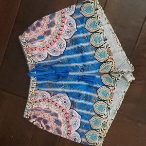 Peacock Blue Shorts nwot